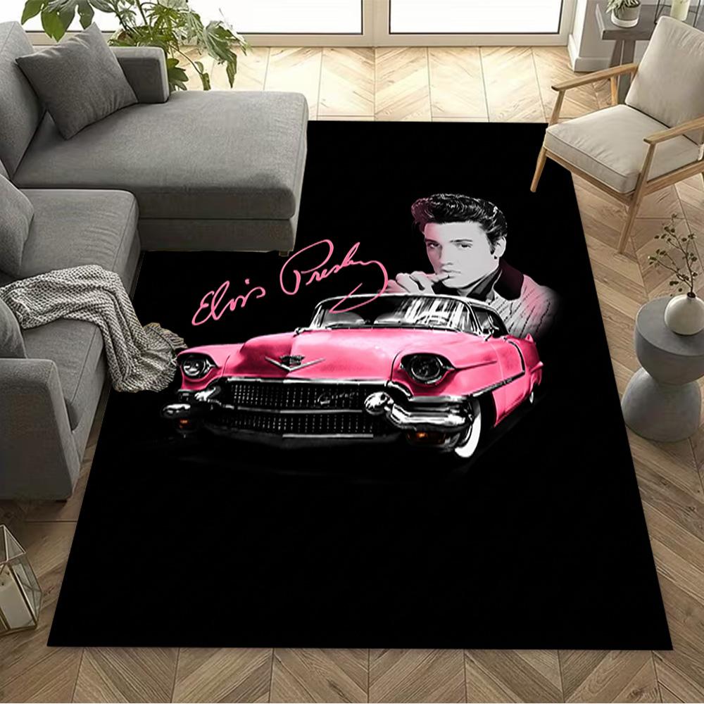 Elvis Presley Performance Floor Mat Design for Bedrooms Outdoor Living Rooms Playrooms Anti-slip Rug Decorate Offices Birthday/Christmas Gift