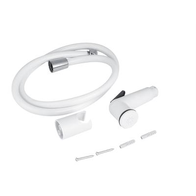 Portable ABS Plastic Hand Held Bidet Sprayer Bathroom Shower Spray Head Set with Hose & Holder