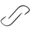 Barbless Japanese Fishing Hooks with TG Black Sleeve, Sharp Point, and Wire Groove - 100 Pieces