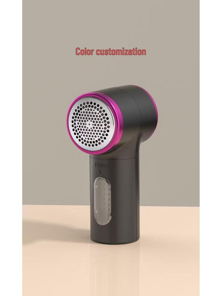 Rechargeable Lint Remover: Compact Home Appliance with Digital Display