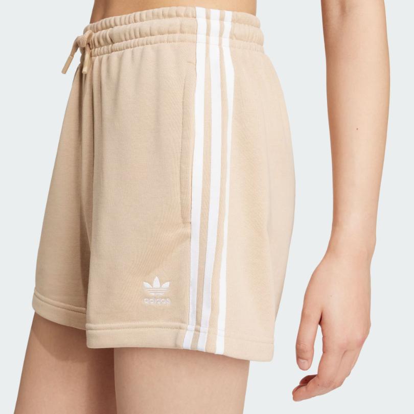 New Adidas Adicolor 3 Stripes French Terry Shorts IY2159