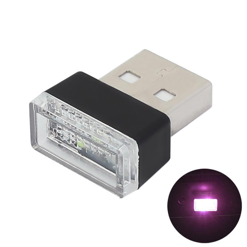 Mini USB LED Car Light Auto Interior Atmosphere Neon Atmosphere Lamp Mini Lights Emergency Lighting PC Auto Interior Accessories