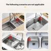 Compact Magnetic Triangle Drain Basket For Small Kitchens With Space Saving Design And For Vegetables Utensils