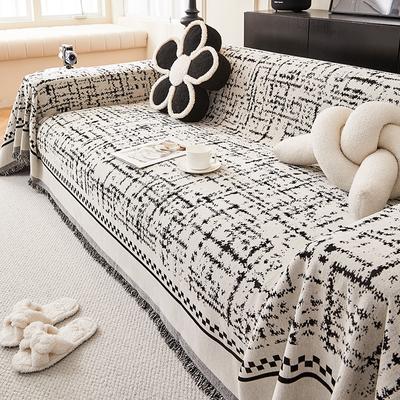 Nordic High-Grade Sofa Towel Full Cover Cloth Chenille Non-Slip Sofa Cover Universal Cover Four Seasons Universal Dustproof Seat Cushion