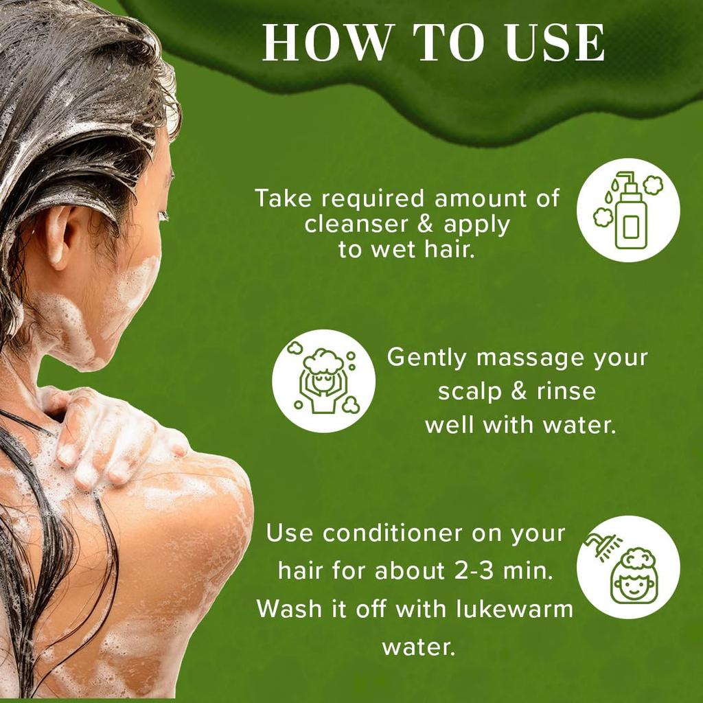 Khadi Natural Amla & Reetha Hair Cleanser and Conditioner Combo 210ml  pack of 2 Nourishing Duo for Strong Shiny Hair