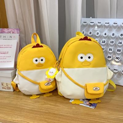 Japanese Cartoon Schoolbag Female College Students Lightweight Cute Internet Celebrity Backpack Travel Soft Chicken
