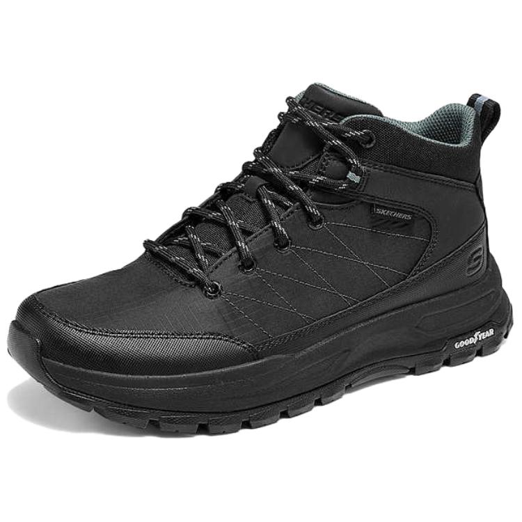 Skechers Zeller Comode Resistenti All'Usura Scarpe da Escursionismo Mid-Top Uomo scarpe da trekking Nero 204879-BBK