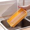 Simple Makeup Storage Box Rectangular Plastic Chopstick Cage Drainage Cosmetics Holder Desktop Organizer Utensils Storage Box