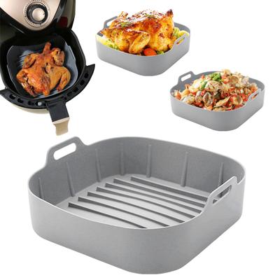 Forro de Silicona para Freidora de Aire Reutilizable Forro para Cesta de Freidora de Aire Olla Bandeja para Hornear Horno Accesorio de Cocina para Freidora de Aire