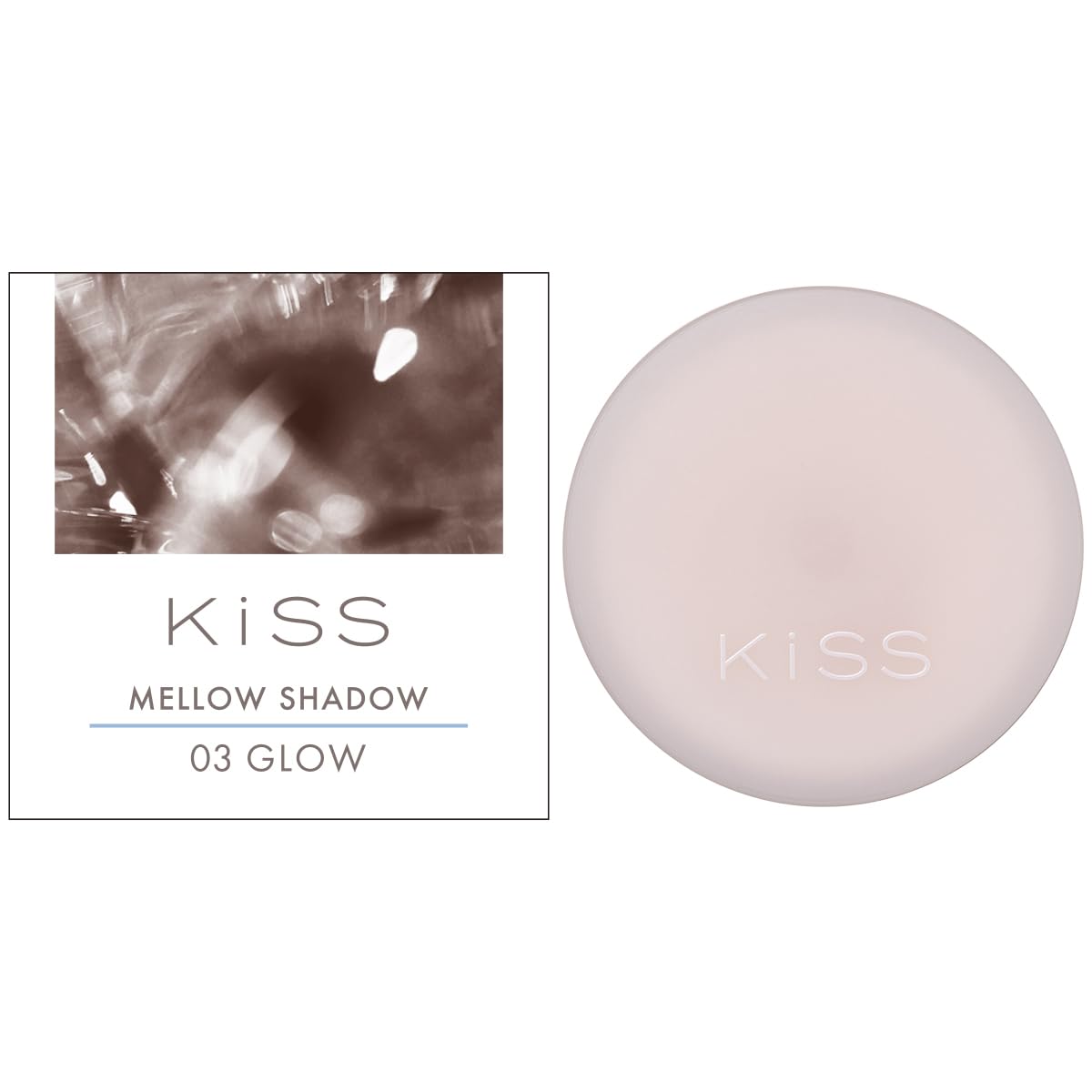 KiSS Mellow Shadow 03 Longing Taupe 5.3g: A creamy eye color that gives a healthy flush, a dewy sheen and dimension, and a shimmering effect from