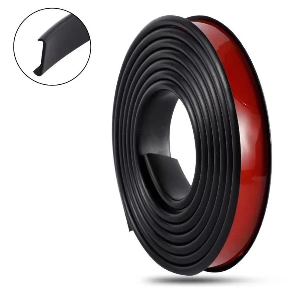 1pc 5m/196.85in Self Adhesive PVC Edge Banding Strip Sealing Tape U-Shaped Strip for Furniture Cabinet Desk Edge Guard Protector