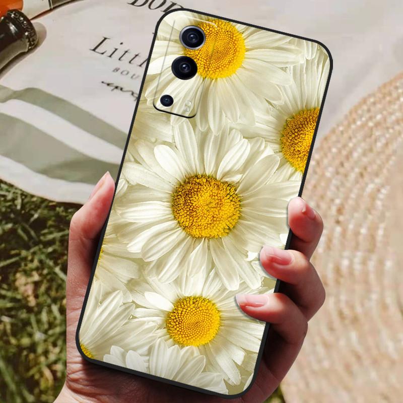 For Coque Vivo Y72 5G Case Silicon Back Cover Phone Case For Vivo Y72 5G Cases Soft Bumper Funda for Vivo Y 72 5G 6.58" Shells