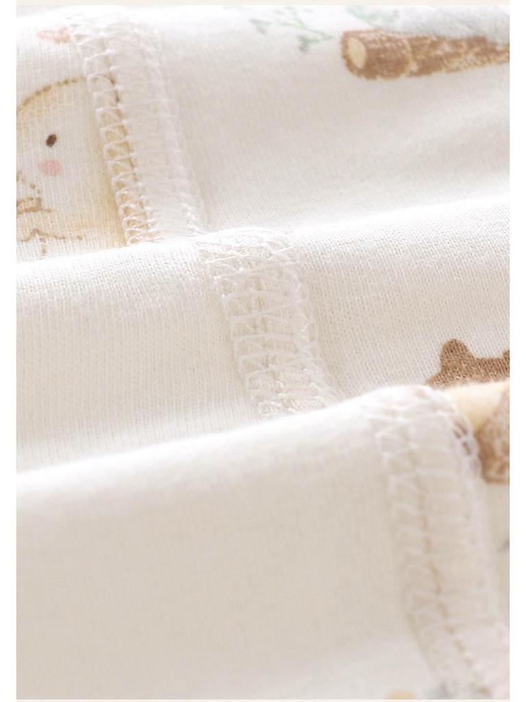 Jesienno-zimowy pikowany pajacyk dla noworodka - Miękki bawełniany kombinezon dla niemowląt, lekki 40g, bezszwowa konstrukcja dla wygodnego raczkowania