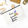 Merci AESH Printed Makeup Bag Travel Toiletry Organizer Female Neceser Cosmetic Pouch  School Pencil Bags Best Gifts for AESH