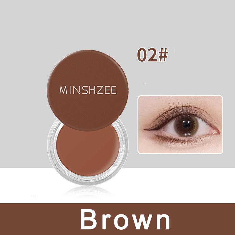 

Black Brown Waterproof Eyeliner Gel Cream Quick Drying Smooth No-smudging Lasting Eye Liner Mud Makeup Tools With Brush Cosmetic