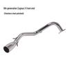 Front Titanium Alloy Exhaust Pipe for Scooter Cygnus 125, 6th Gen 123, and BWS125
