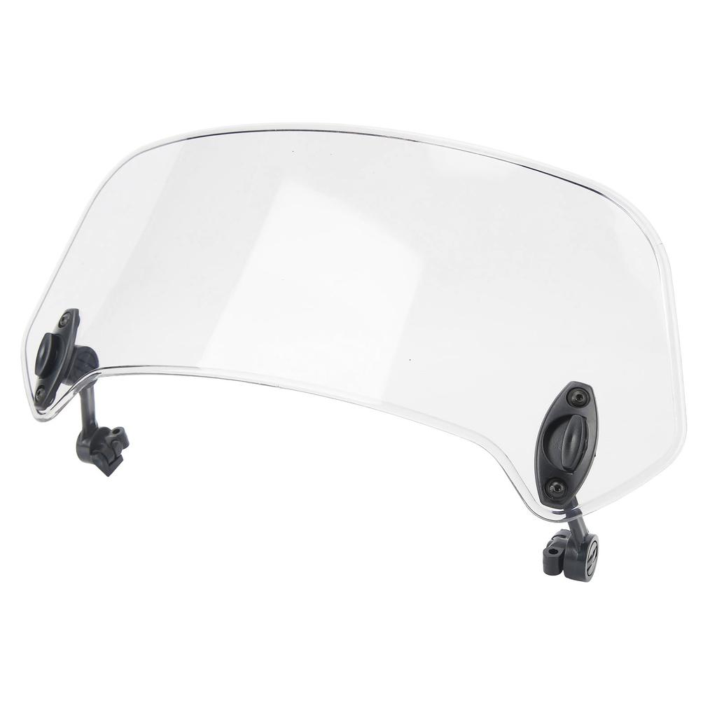 Motorcycle Windscreen Adjustable Clip On Windshield Universal Wind Deflector for Motorbike