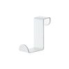 Stainless Steel Load-Bearing Z-Shaped Hook for Door, Cabinet, or Office Use