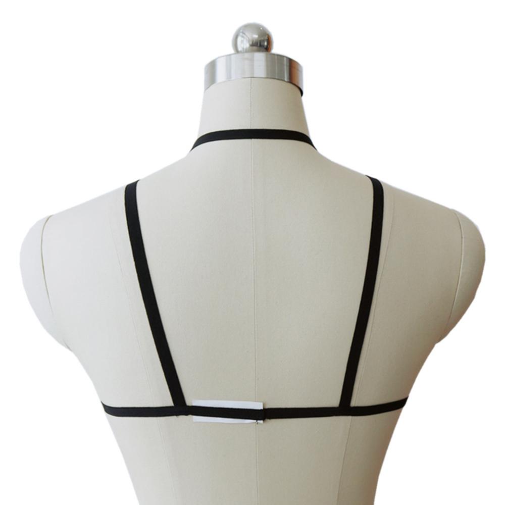 Hollow Cage Bra Bandage Bustier Sexy Bralette Elastic Harness