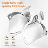 Motorcycle Accessory 1 Pair Heat Deflector Shields ABS Plastic Chrome Fit For Harley Softail Heritage Classic FLHC 2018-2026