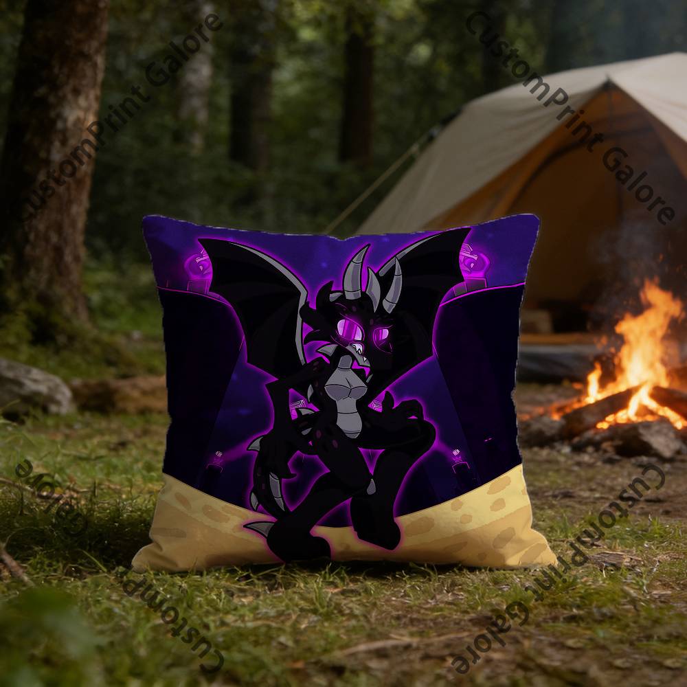 EEnder DDragon Polyester Printed Pillow Cover Square 30 35 40 45 50 55 cm Soft for Sofa Bed Car Home Decor