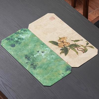 Tea Mat Table Mat Chinese Zen High-end Handmade Fabric Placemat Household Coaster Dry Brew Tea Table Cloth
