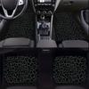 Leopard Print Car Floor Mats Set, All-Weather Universal Size for Front and Rear Seats, Suitable for SUVs, Limousines, LKWs