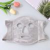 Portable Ice Bead Face Mask Gel Mask, Hot Cold Therapy Eye for Post Reusable Pack Surgery Recovery, 3D Contoured Cooling Heating with Adjustable Strap