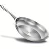 Tigaie CSK din Oțel Inoxidabil cu Strat Triplu, 10 inch, Fără PFAS, Tigaie din Oțel Antiaderentă cu Mâner Răcoros, Sigură pentru Mașina de Spălat Vase/Cuptor