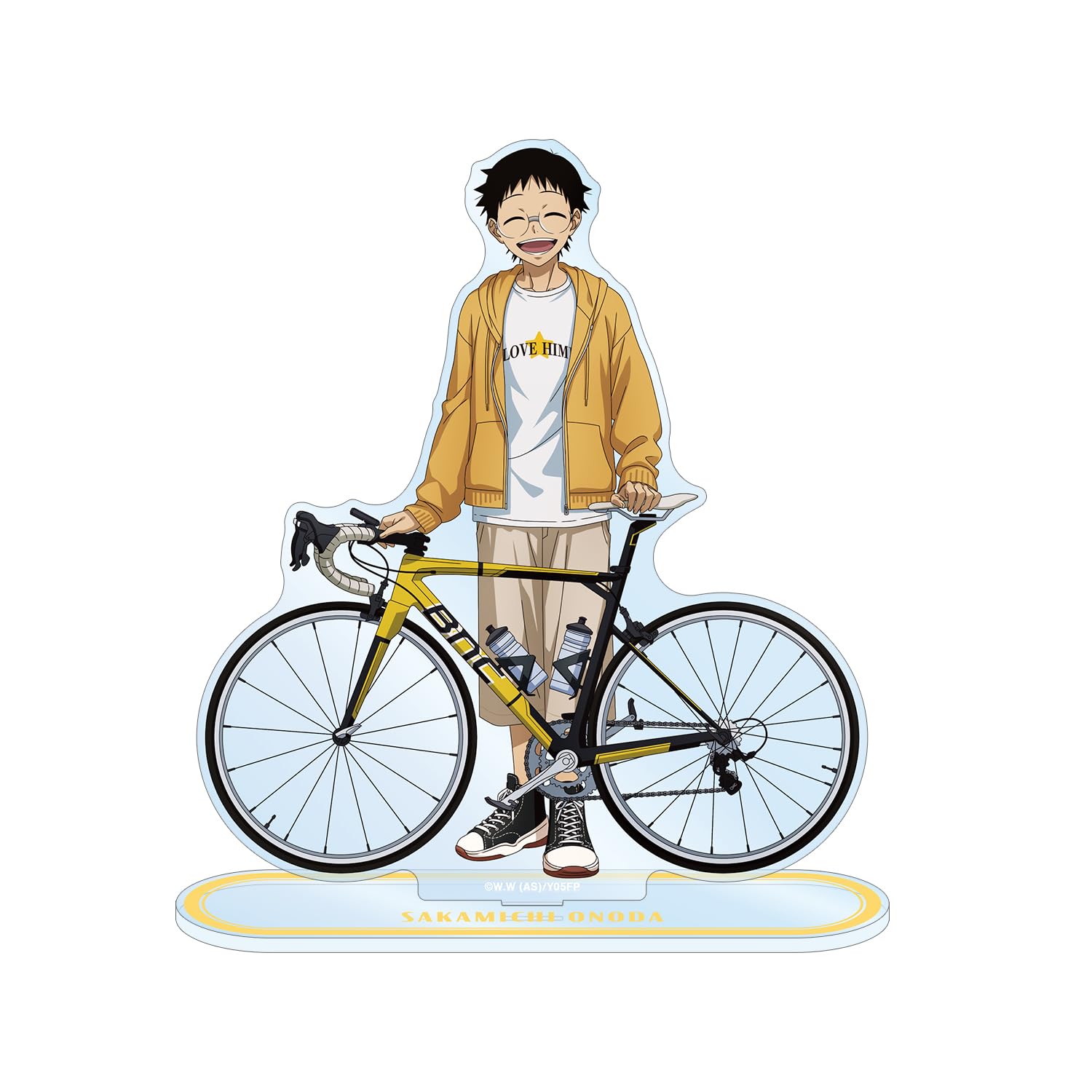 

Yowamushi Pedal LIMIT BREAK Original Onoda Sakamichi Casual Clothes x Road Bike Extra Large Acrylic Stand Illustration Ver.