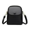 Women's Crossbody Mobile Phone Bag  New Fashionable Small Bag  Fashionable Simple Casual and Versatile Soft Lychee Leather Pattern Shoulder Bag