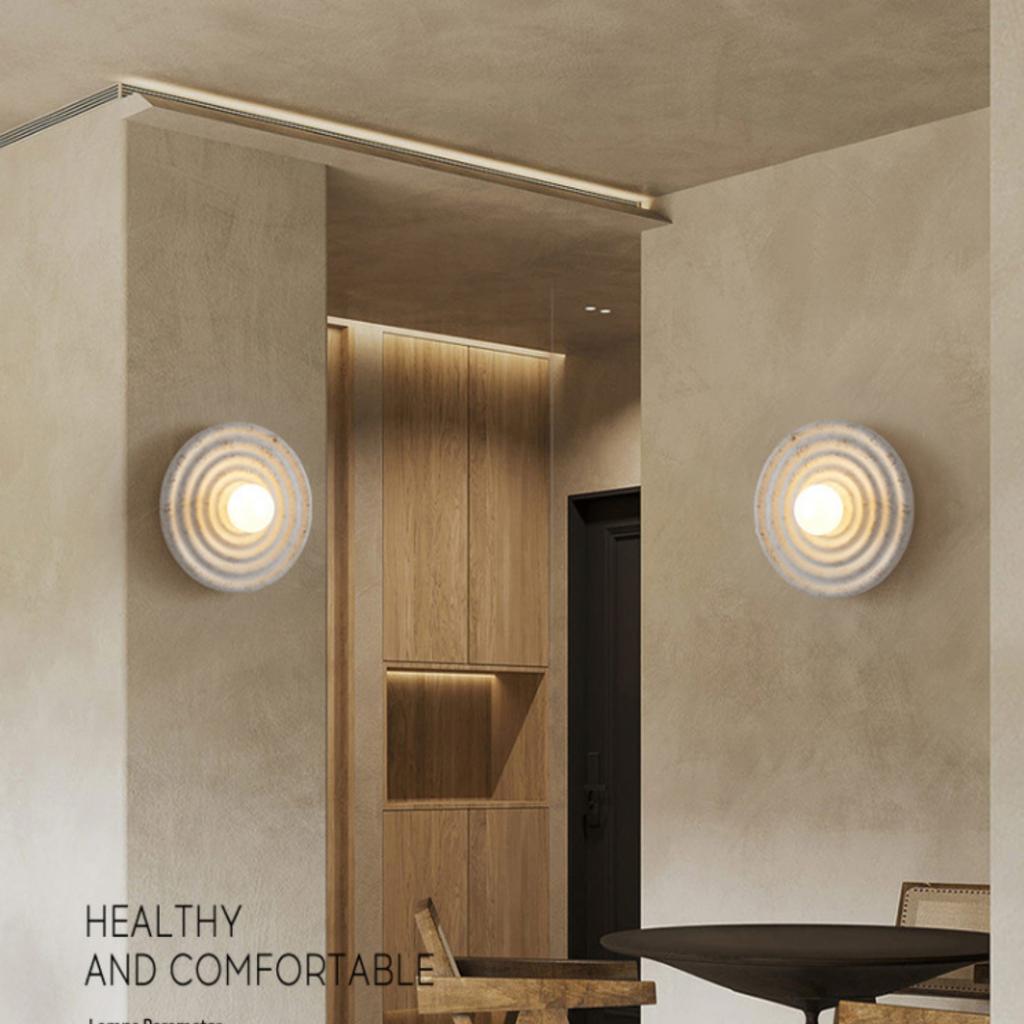 Minimalist Wabi-Sabi Style Wall Light for Indoor Use with Vintage Design Suitable for Hallways Living Rooms Bedrooms and Background Walls