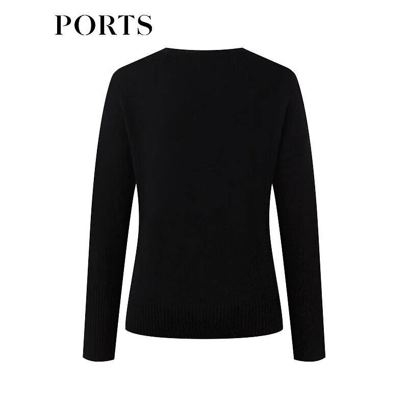 Ports Women's LD9K486QZF013 LOGO Jacquard Knit Top