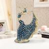 1PC Resin Crafts Decorations High End Creative Crafts for Peacock Dancers Home Decorations Gifts for Lovers