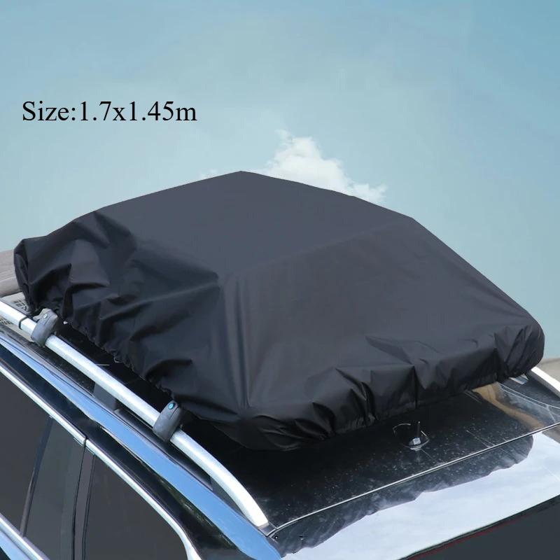 210D Oxford Car Roof Storage Bag Waterproof All Weather Protection for SUV Truck Van Luggage Cargo Carrier with Universal Fit