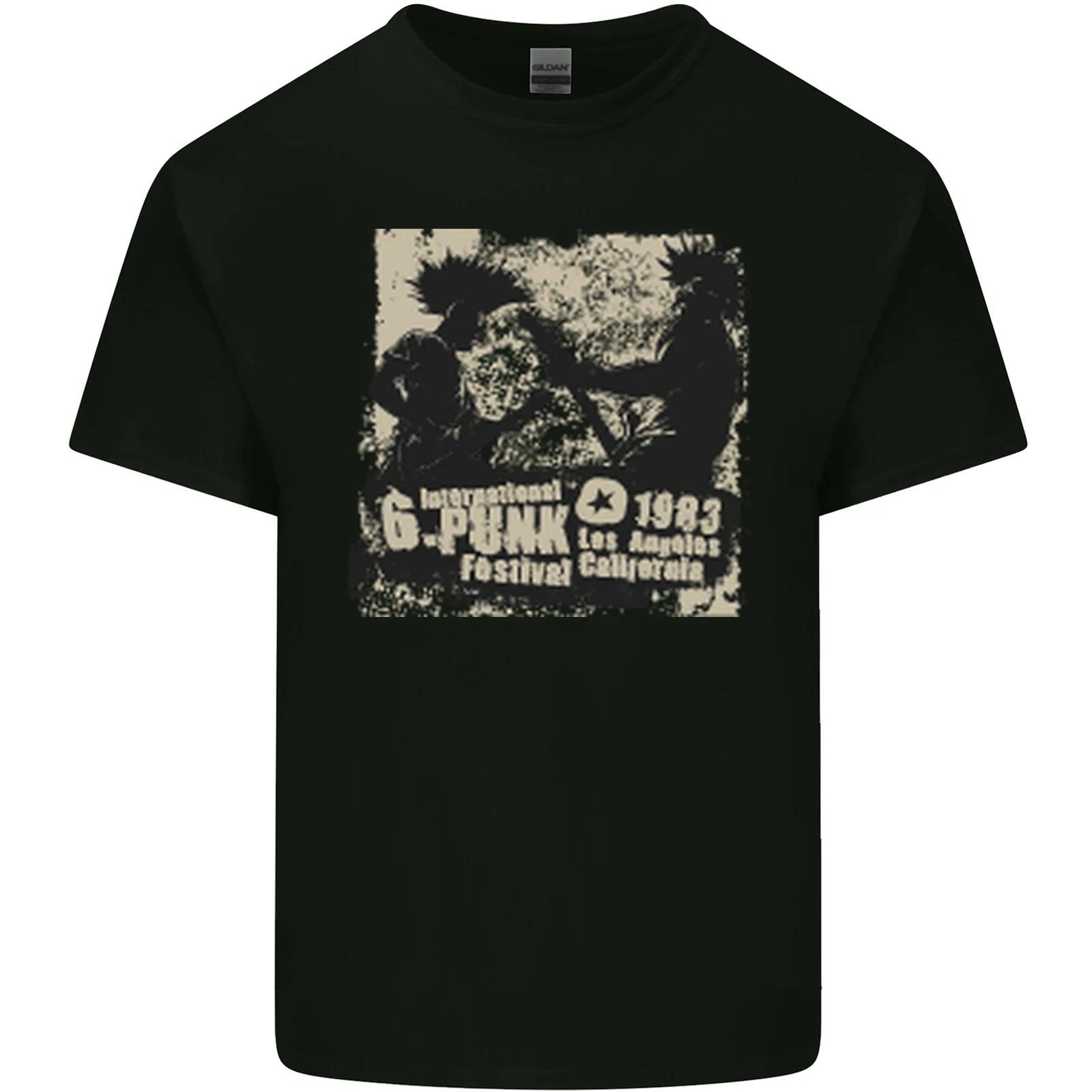 Punk Festival 1983 Music Rock n Roll Kids T-Shirt Childrens 2XL