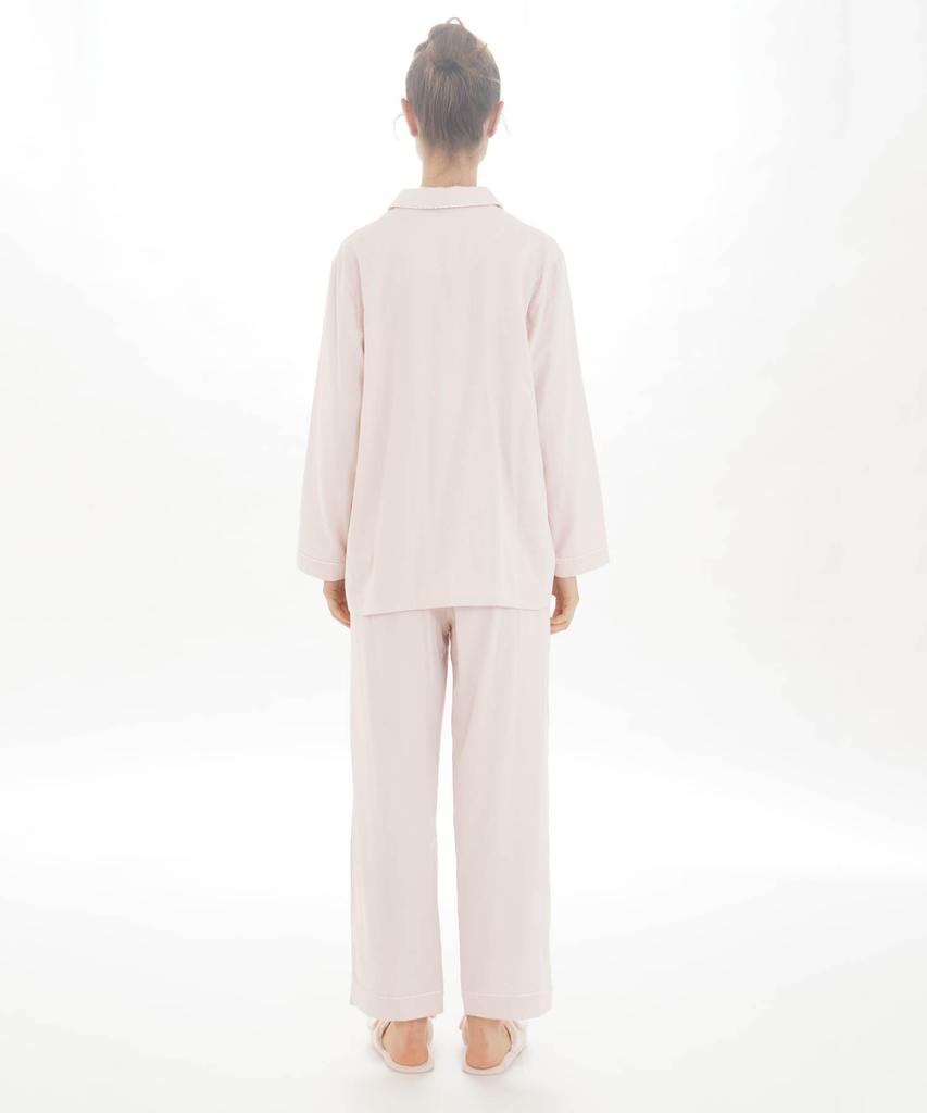 Narue Cotton Satin Double Gauze Pajama Pink Women's Set,