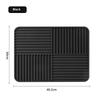 1Pc Foldable Dish Drying Mat Silicone Drain Mat For Kitchen Tableware Non-slip Drying Pad Dish Drain Mat Quick Draining For Home