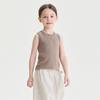 Yun'er Ma Girls' Korean Style Long-Staple Cotton Knit Tank Top