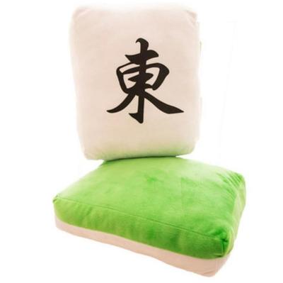 Mahjong Tile Cushion, Body Pillow, Stuffed Toy, Mahjong Goods, Mahjong Backrest, Armrest, Yakuman, Daisangen, Soft, Fun (Higashi)