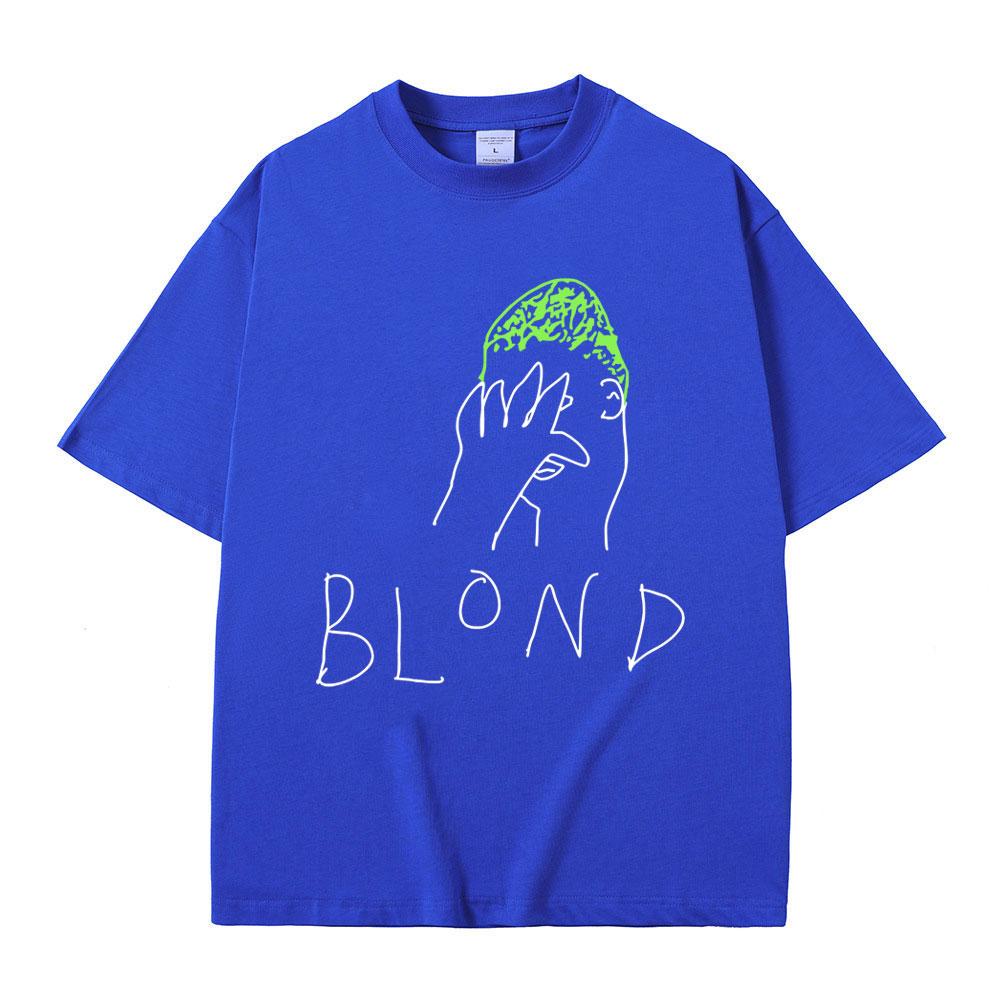 Funny Frank Meme Tshirt Blond Hip Hop Trend T-shirts Ocean Fashion Oversized T Shirt Men's Casual Cozy Pure Cotton Short Sleeve