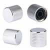 3pcs/4pcs Metal/Plastic 6mm Dome/Flat top Tone Guitar Volume Tone Knobs Potentiometer Control Knobs For Electric Guitar Bass