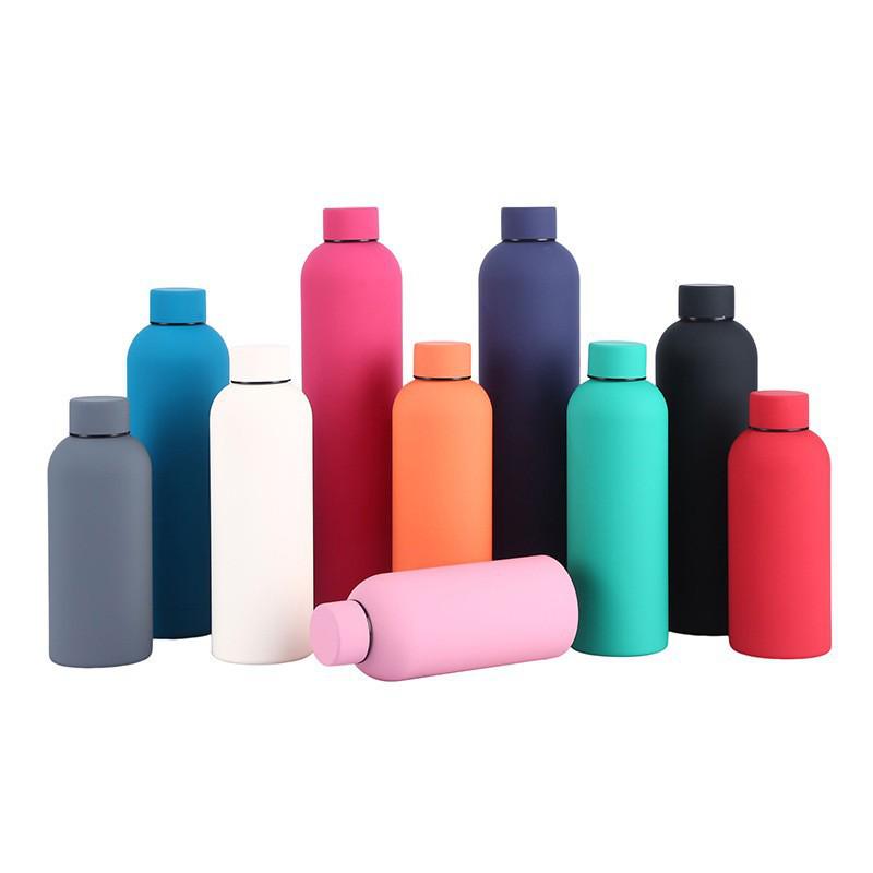 Stylish American-Style Double-Wall Vacuum Insulated Sport Bottle: Compact, Portable, Large Capacity