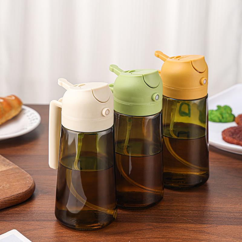 Dual-Use Glass Oil Sprayer & Pourer for Kitchen and Air Fryer