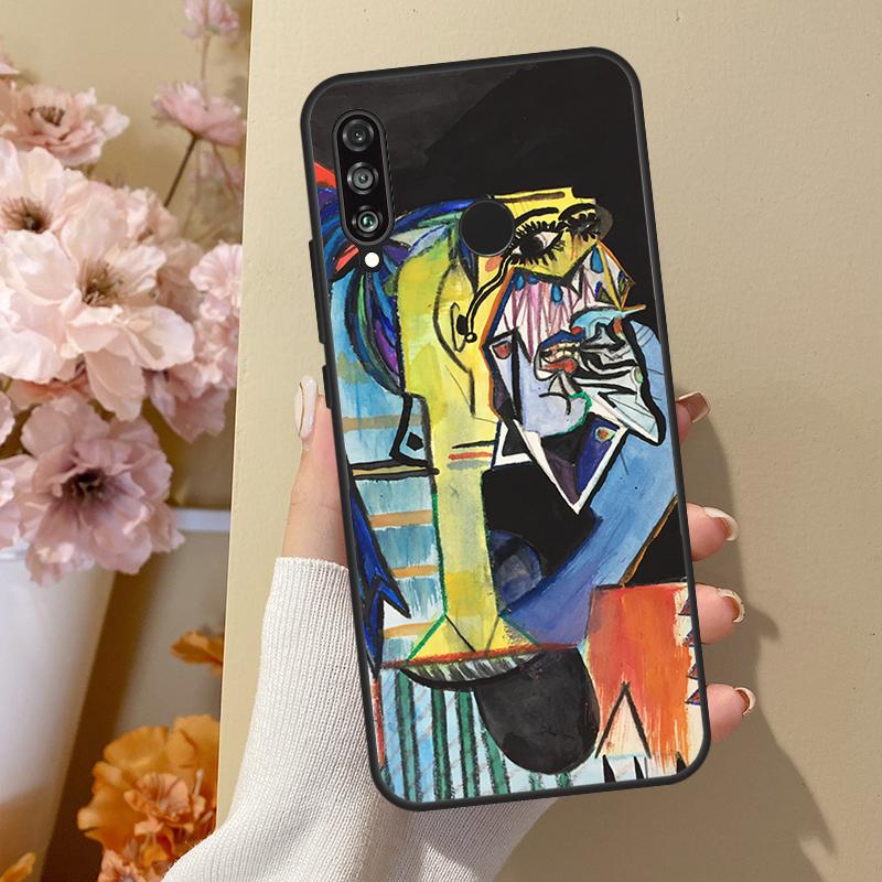 Painting Picasso Abstract Art For Huawei Nova 12i 8i 11i 12s 9 10 SE Y60 Y70 Y90 Y72 Y73 Y61 Y91 P60 Pro P30 P40 Lite Case