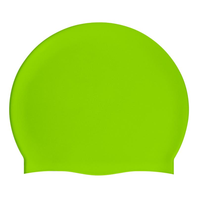 Custom Printed Adult Swim Cap New Style 100% Eco-Friendly Silicone Color Fading Resistant Swimming Cap