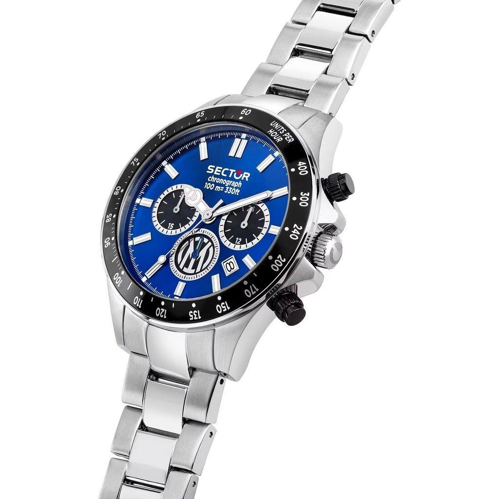 Sector 230 Cronografo Acciaio Inossidabile Quadrante Blu Quarzo R3273661052 Orologio da Uomo
