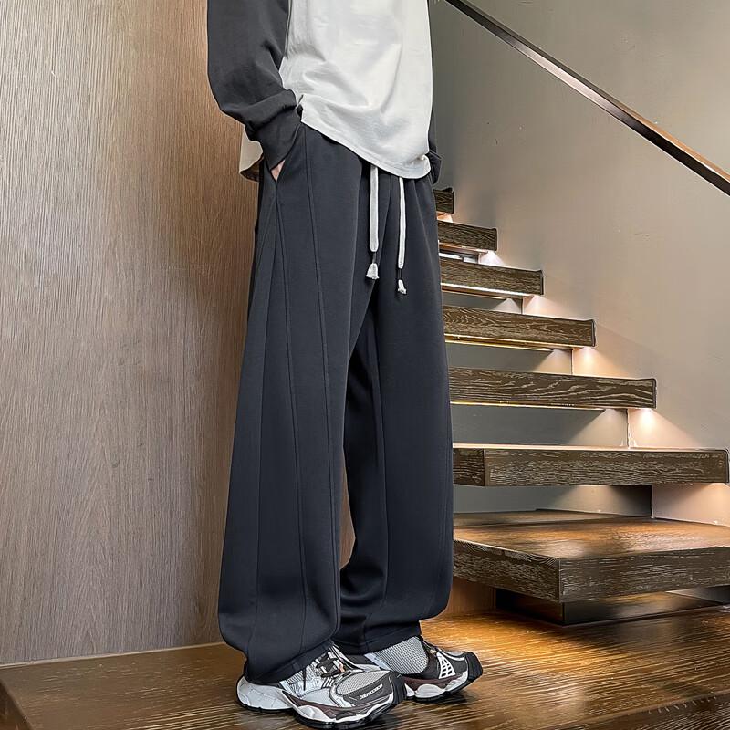 NASA MARVEL Men's Casual Loose Straight-Leg Pants