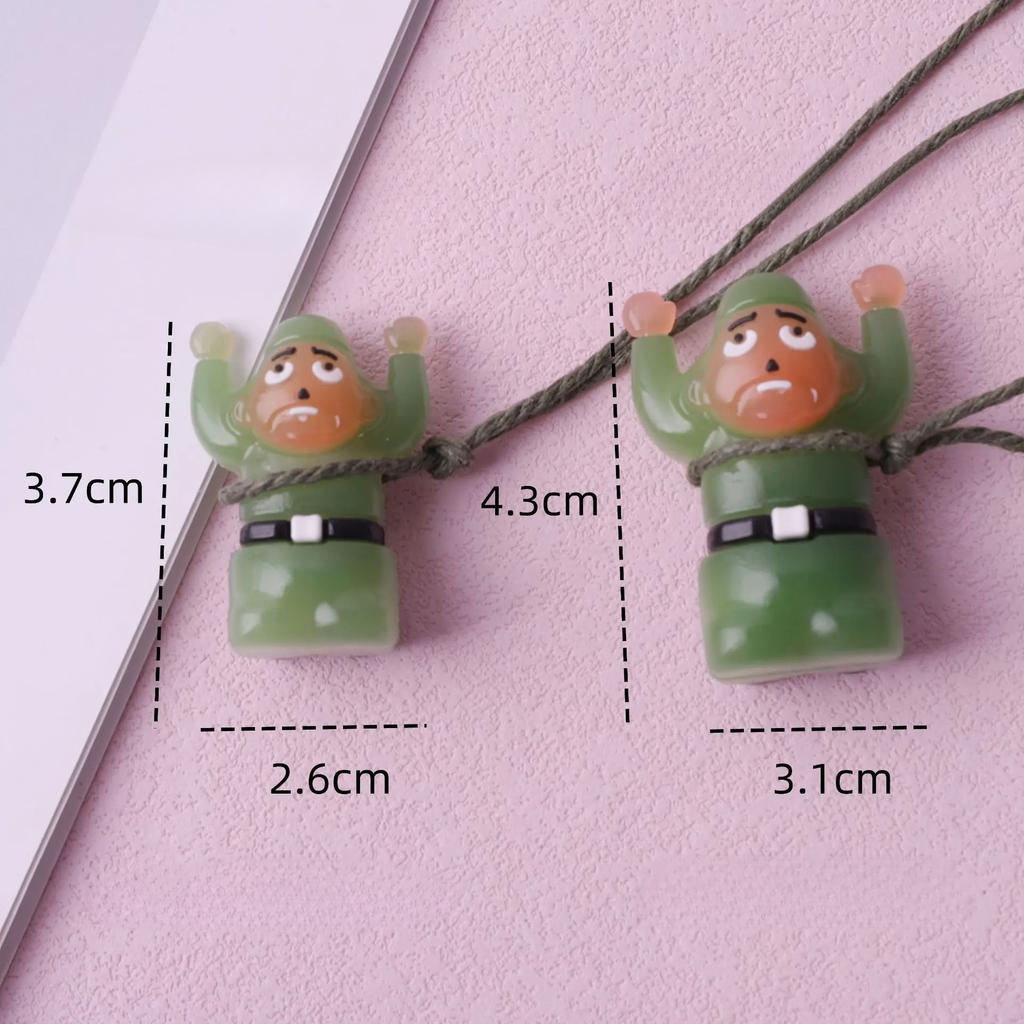 2PCS Color Changing Duck Crab Pig Animal Keychain with Temperature Sensitive Feature for Phones Car Decor Figurines Miniatures