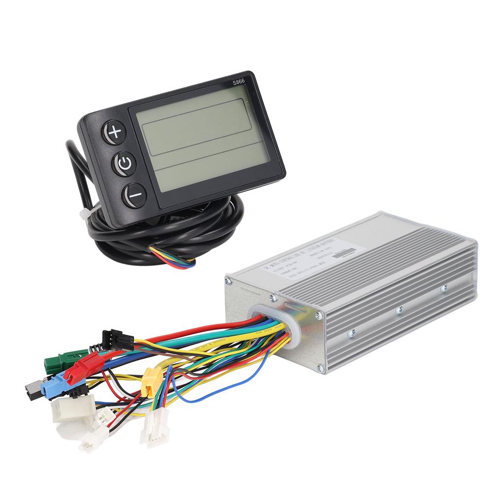 Electric Bike Modified Controller Set with 30A Controller and S866 Display for 1000W Motors